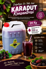24 Kg Karadut Konsantresi Ege'den Doğal
