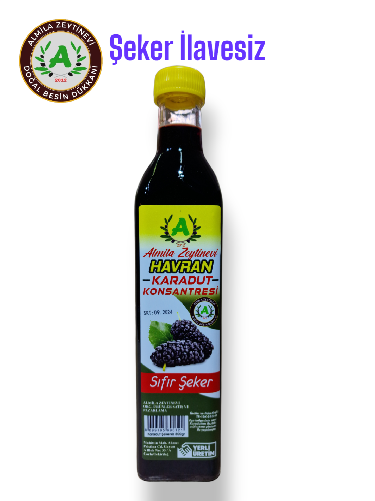 ŞEKERSİZ KARADUT KONSANTRESİ ''ŞEKERSİZ''