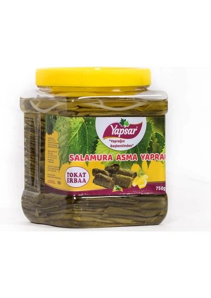 Yapsar Salamura Yaprak 1500 gr (NET 600GR)